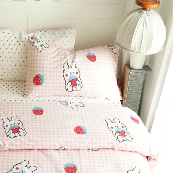 lovely cartoon pink bedding set teen kid,cotton twin full double home textile bed sheet pillow case duvet cover
lovely cartoon pink bedding set teen kid,cotton twin full double home textile bed sheet pillow case duvet cover