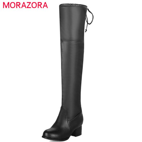 morazora 2020 new shoes woman thigh high over the knee boots women round toe autumn winter high heels boots black
morazora 2020 new shoes woman thigh high over the knee boots women round toe autumn winter high heels boots black
