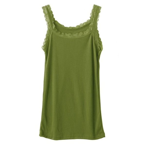 women summer sleeveless tank bright solid candy color basic camisole floral lace trim ribbed knit casual underwear slim vest, Black;white
women summer sleeveless tank bright solid candy color basic camisole floral lace trim ribbed knit casual underwear slim vest, Black;white