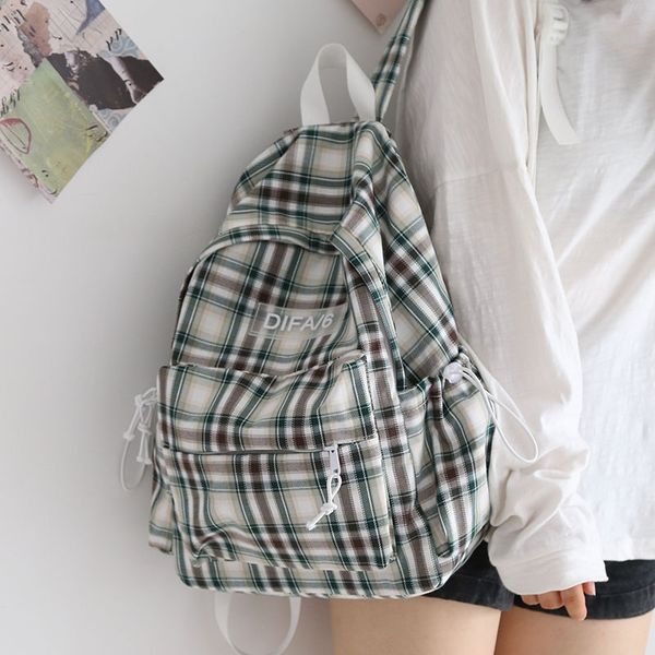 plaid women's travel backpack school bags for teenage girls cute student backbags lapbagpack mini mochilas para mujer 2020
plaid women's travel backpack school bags for teenage girls cute student backbags lapbagpack mini mochilas para mujer 2020