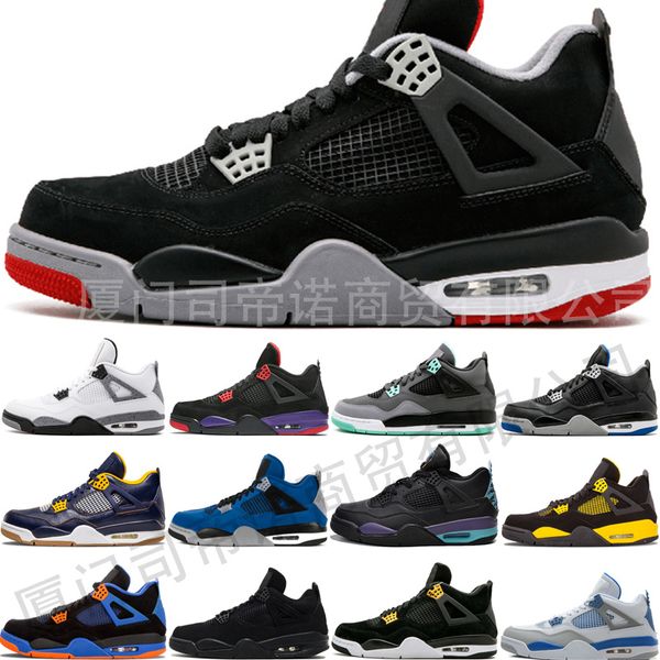 new 4 4s jumpman basketball shoes mens metallic purple red green bred ovo splatter black cat what the men sport sneakers us13
new 4 4s jumpman basketball shoes mens metallic purple red green bred ovo splatter black cat what the men sport sneakers us13