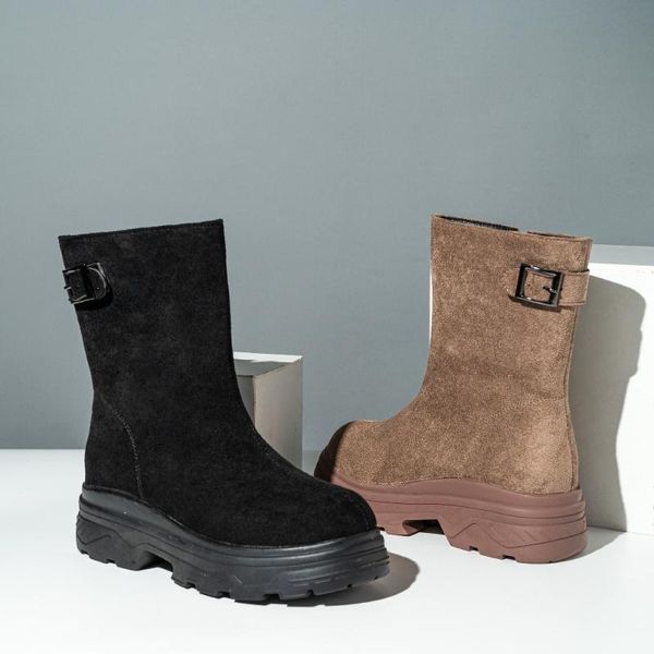 2020 fashion heighten non-slip platform boots casual trainers boots, Black
2020 fashion heighten non-slip platform boots casual trainers boots, Black