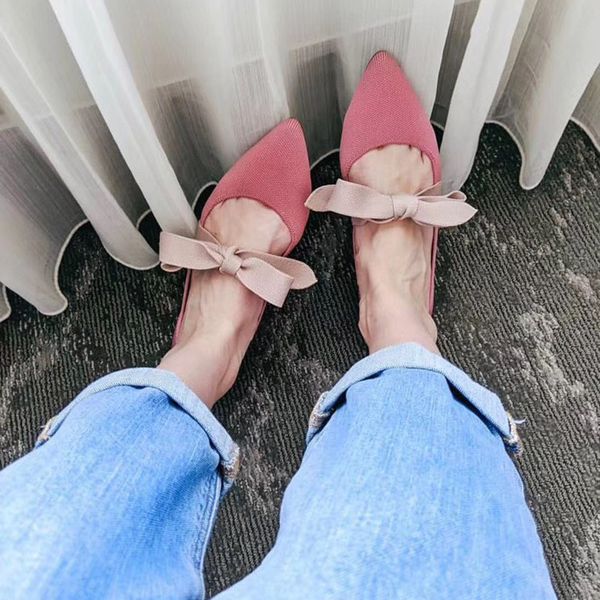 summer shoes women flats butterfly knot knitted lace up women flats 2020 new fashion ballet loafers outdoor muller slipper, Black
summer shoes women flats butterfly knot knitted lace up women flats 2020 new fashion ballet loafers outdoor muller slipper, Black