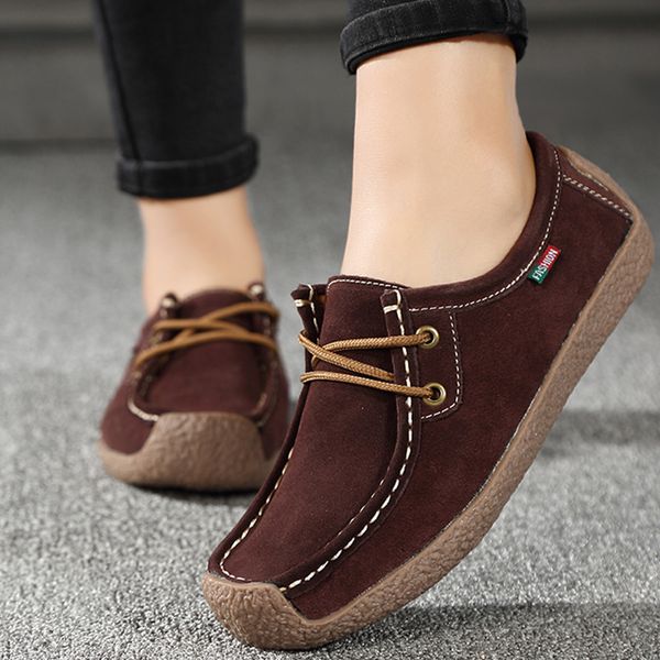 women flats genuine leather loafers lace up folding moccasins foldable casual shoes ladies square toe female zapatos mujer, Black
women flats genuine leather loafers lace up folding moccasins foldable casual shoes ladies square toe female zapatos mujer, Black