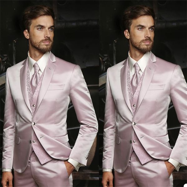 3-piece handsome pink satin mens suit printed vest groom suit wedding suits for men slim fit groom tuxedos for man, Black;gray
3-piece handsome pink satin mens suit printed vest groom suit wedding suits for men slim fit groom tuxedos for man, Black;gray