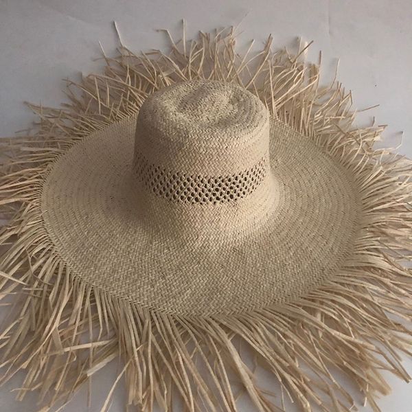 lvtzj new handmade women straw sun hat large wide brim gilrs natural raffia panama beach straw sun caps for holiday, Blue;gray
lvtzj new handmade women straw sun hat large wide brim gilrs natural raffia panama beach straw sun caps for holiday, Blue;gray