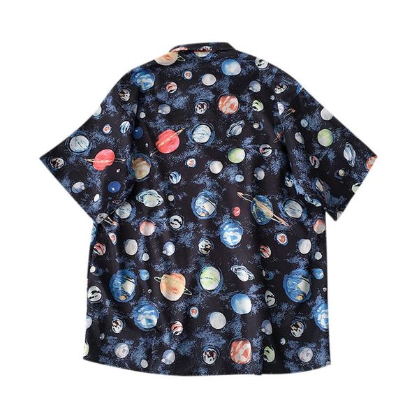 women's blouses & shirts women retro cartoon planet printed shirt summer short-sleeved lapel blouse 2021 loose casual, White
women's blouses & shirts women retro cartoon planet printed shirt summer short-sleeved lapel blouse 2021 loose casual, White