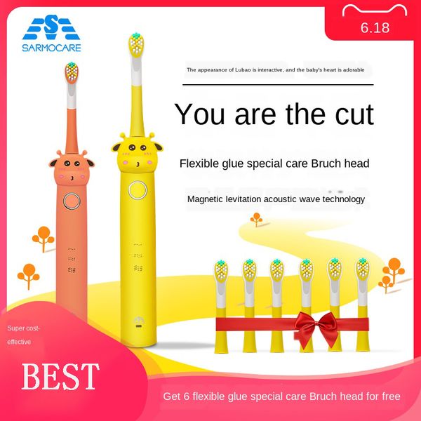 Sonic Kids Electric Toothbrushes s300 Rechargeable Timer for childs Toddler Electronic Toothbrush for Travel with 2 ToothBrushes
Sonic Kids Electric Toothbrushes s300 Rechargeable Timer for childs Toddler Electronic Toothbrush for Travel with 2 ToothBrushes