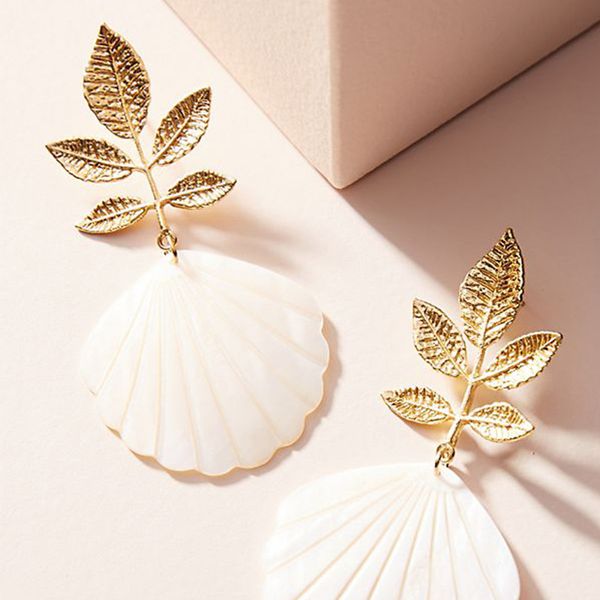 dangle & chandelier 2021 fashion natural shell drop earring for women bohemia gold alloy leaves hanging summer beach jewelry gift, Silver
dangle & chandelier 2021 fashion natural shell drop earring for women bohemia gold alloy leaves hanging summer beach jewelry gift, Silver