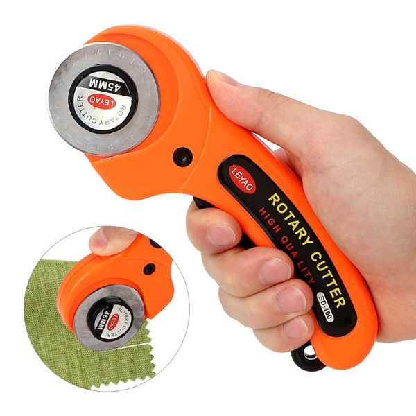 45mm cuts fabric leather paper vinyl etc cloth cutter blade sharp rotary cutter round hob quilters sewing
45mm cuts fabric leather paper vinyl etc cloth cutter blade sharp rotary cutter round hob quilters sewing