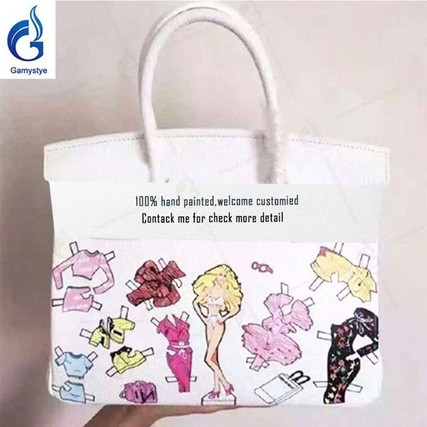 hand painted women's fashion handbag genuine leather handle bags women messenger bag female shoulder bag luxury classic bags
hand painted women's fashion handbag genuine leather handle bags women messenger bag female shoulder bag luxury classic bags