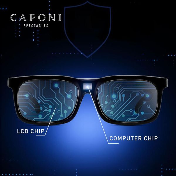 intelligent caponi 0.1 color second change sunglasses pchromic polarized shade vintage square driving sun glasses men 088 ch01, Blue
intelligent caponi 0.1 color second change sunglasses pchromic polarized shade vintage square driving sun glasses men 088 ch01, Blue