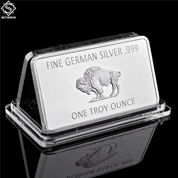 german mint craft 1 troy ounce buffalo souvenir medallion bar copy coins in god we trust silver bulion
german mint craft 1 troy ounce buffalo souvenir medallion bar copy coins in god we trust silver bulion