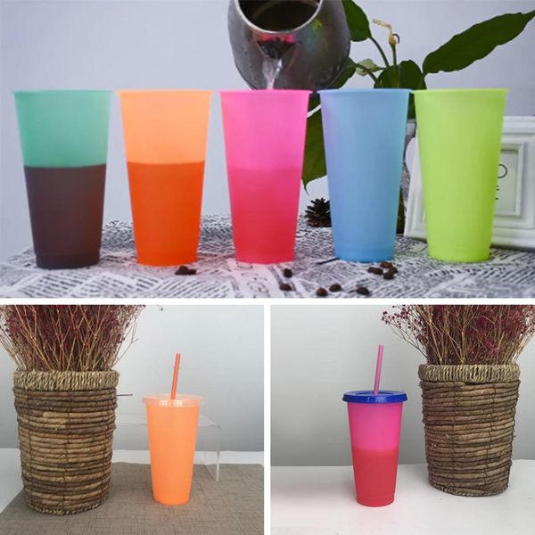 24oz color changing cup magic water bottle with lid and straw plastic drinking tumblers beer juice coffee mugs temperature sensing newe82003
24oz color changing cup magic water bottle with lid and straw plastic drinking tumblers beer juice coffee mugs temperature sensing newe82003