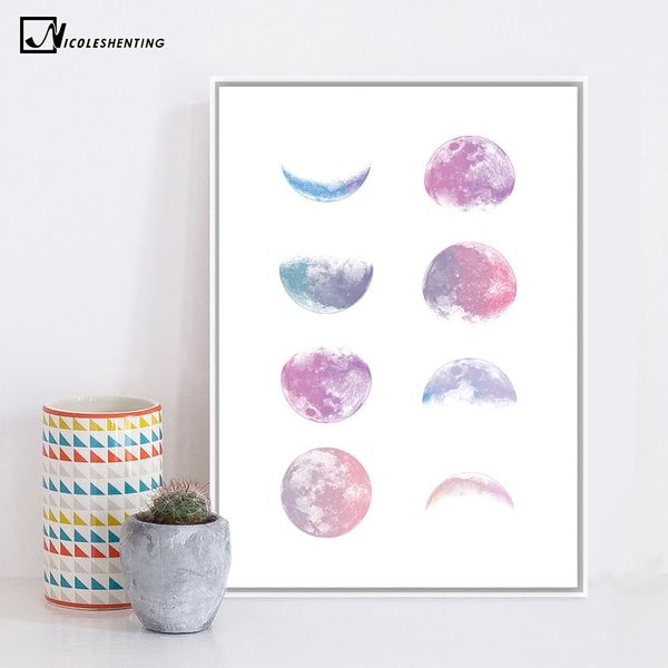 watercolor the eclipse of moon minimalist art canvas poster space universe wall picture print modern home room decoration
watercolor the eclipse of moon minimalist art canvas poster space universe wall picture print modern home room decoration