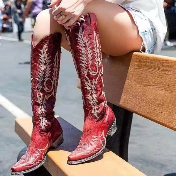 boots 2021 winter women high heels knee-high ladies shoes floral zipper botas mujer vintage long female buty damskie, Black
boots 2021 winter women high heels knee-high ladies shoes floral zipper botas mujer vintage long female buty damskie, Black