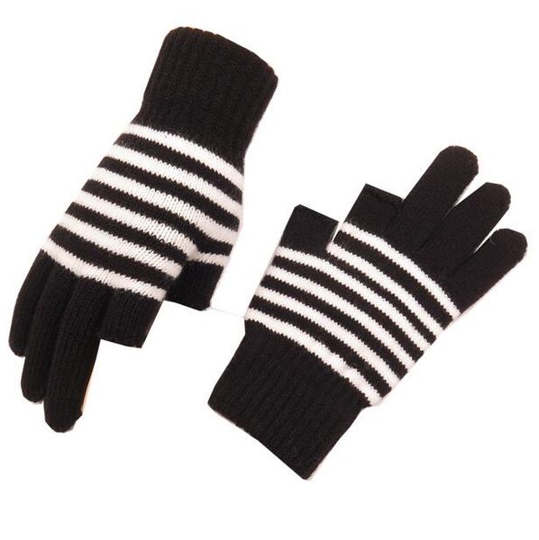 women' autumn winter thicken thermal glove lady' winter striped fingerless glove girls riding driving r431, Blue;gray
women' autumn winter thicken thermal glove lady' winter striped fingerless glove girls riding driving r431, Blue;gray