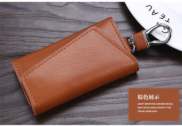 lvk2 leather keys holder wallet key chain bag promotion gifts key case housekeeper dz, Silver
lvk2 leather keys holder wallet key chain bag promotion gifts key case housekeeper dz, Silver
