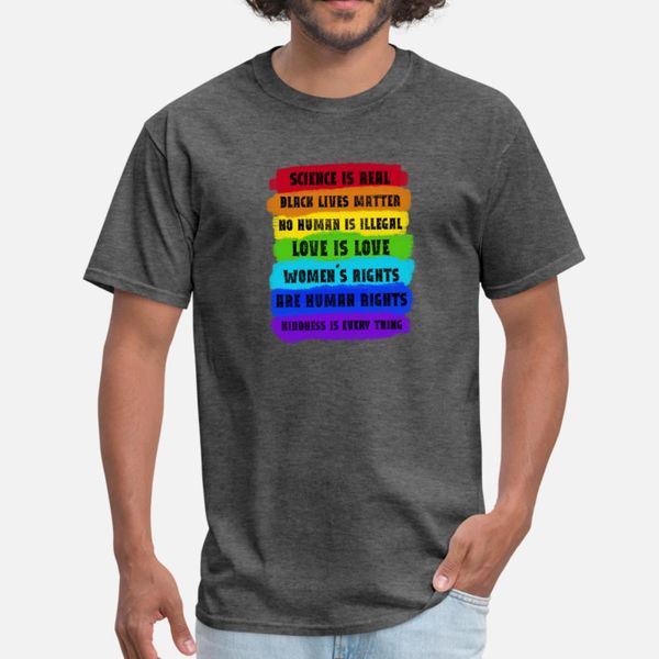 science is real black lives matter no human lgbt t shirt men printing 100% cotton round neck family cute funny casual spring autumn shirt
science is real black lives matter no human lgbt t shirt men printing 100% cotton round neck family cute funny casual spring autumn shirt