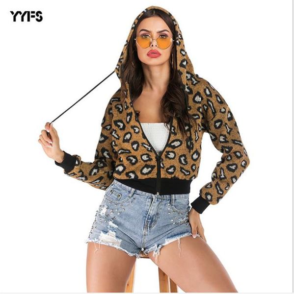 fashion hooded womens coats casual leopard printed ladies jackets loose open stitch with zipper female designer, Black;brown
fashion hooded womens coats casual leopard printed ladies jackets loose open stitch with zipper female designer, Black;brown