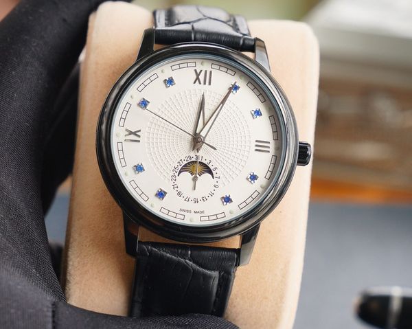 switzerland eta2824 3 movement diameter 40 mm thick 10 mm sapphire glass mirror 904 fine steel calfskin buckle leather watchband for men, Slivery;brown
switzerland eta2824 3 movement diameter 40 mm thick 10 mm sapphire glass mirror 904 fine steel calfskin buckle leather watchband for men, Slivery;brown