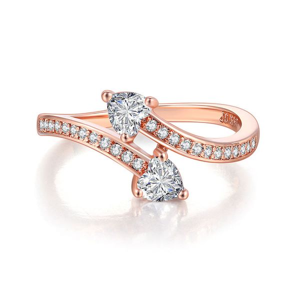 trendy double love heart arrow rings rose gold color cubic zircon snake finger wave rings for women wedding party gifts j-z0005, Golden;silver
trendy double love heart arrow rings rose gold color cubic zircon snake finger wave rings for women wedding party gifts j-z0005, Golden;silver
