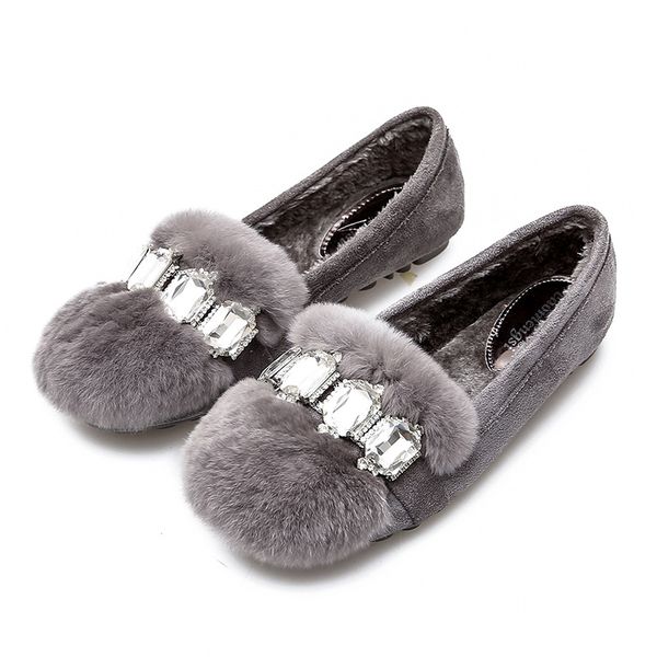 ladies shoes winter women fur loafers crystal slip on shoes creepers korean style women rhinestone comfortable woman flats, Black
ladies shoes winter women fur loafers crystal slip on shoes creepers korean style women rhinestone comfortable woman flats, Black