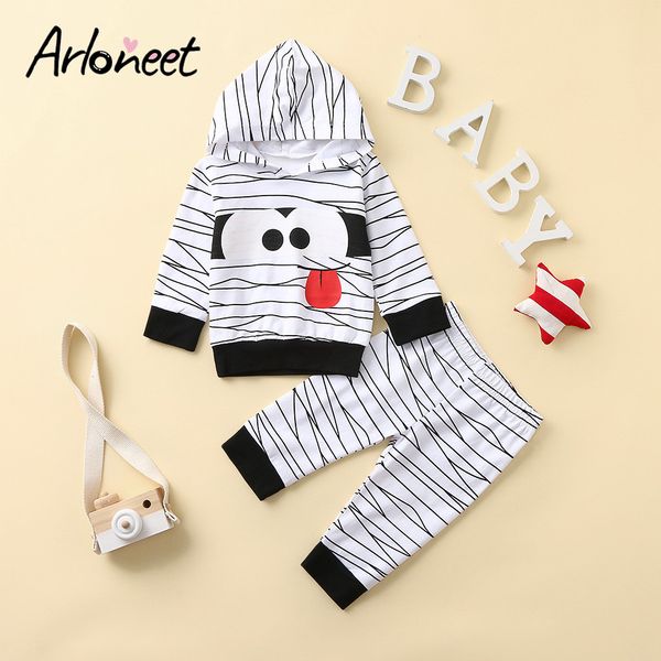 baby autumn clothes halloween outfits cartoon mummy hooded tshirt pants sets boys girls long sleeve fall infant clothing chandal, White
baby autumn clothes halloween outfits cartoon mummy hooded tshirt pants sets boys girls long sleeve fall infant clothing chandal, White