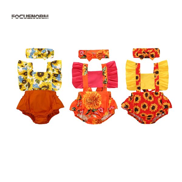 0-24m newly summer infant baby girls bodysuits headband sunflowers print ruffles short sleeve jumpsuits, Blue
0-24m newly summer infant baby girls bodysuits headband sunflowers print ruffles short sleeve jumpsuits, Blue