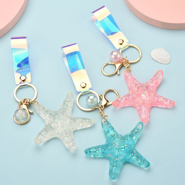 latest beach wind fantasy cartoon sea world starfish keychain women bag trinket pentagram keyring fashion lover ocean jewelry, Silver
latest beach wind fantasy cartoon sea world starfish keychain women bag trinket pentagram keyring fashion lover ocean jewelry, Silver