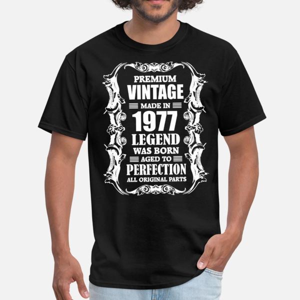 premium vintage made in 1977 legend was born aged t shirt men knitted cotton euro size s-3xl family fit comfortable summer cool shirt
premium vintage made in 1977 legend was born aged t shirt men knitted cotton euro size s-3xl family fit comfortable summer cool shirt