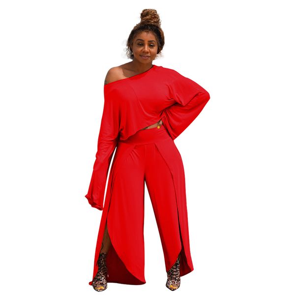 womens designer two piece pants long sleeve solid color wide leg pants loose casual fashion female clothing, White
womens designer two piece pants long sleeve solid color wide leg pants loose casual fashion female clothing, White