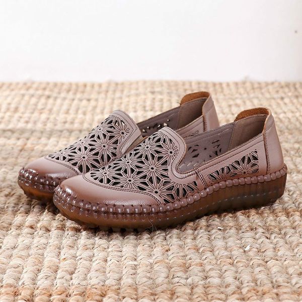 ladies genuine leather breathable woman summer shoes 2020 slip-on hollow out comfortable female flat shoes women, Black
ladies genuine leather breathable woman summer shoes 2020 slip-on hollow out comfortable female flat shoes women, Black