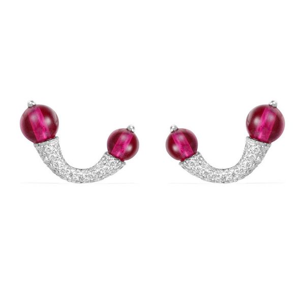 sljely fashion 925 sterling silver red green blue gems candy stud ear fine designer cubic zirconia earrings jewelry for women, Golden;silver
sljely fashion 925 sterling silver red green blue gems candy stud ear fine designer cubic zirconia earrings jewelry for women, Golden;silver