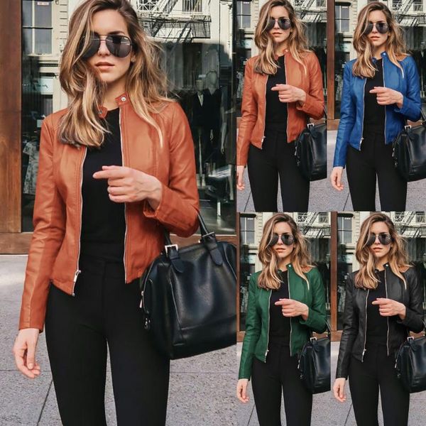 leather jacket women caramel 3xl 4xl plus size short slim pu coat 2020 new spring autumn korean fashion chic moto clothing g3, White;black
leather jacket women caramel 3xl 4xl plus size short slim pu coat 2020 new spring autumn korean fashion chic moto clothing g3, White;black