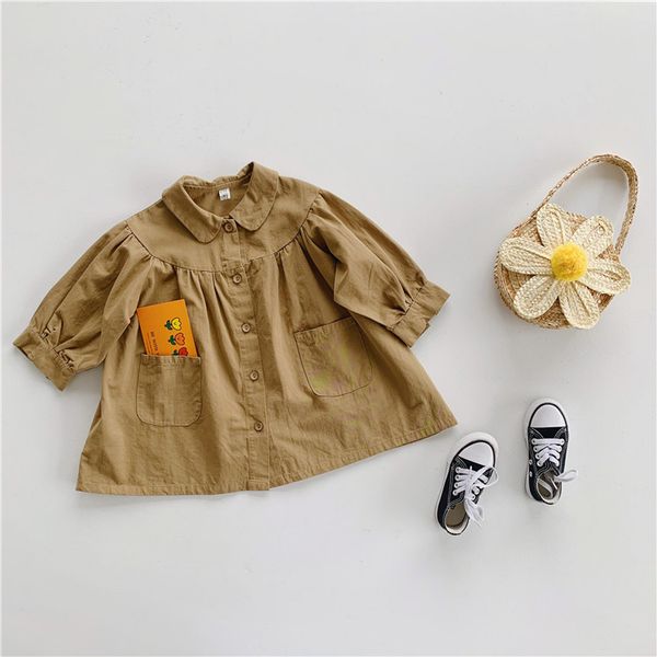 toddler baby girls cute lapel long jacket coat 2020 kids children autumn winter spring loose outerwear clothing solid fashion, Blue;gray
toddler baby girls cute lapel long jacket coat 2020 kids children autumn winter spring loose outerwear clothing solid fashion, Blue;gray
