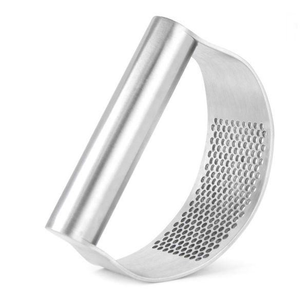 garlic press manual grinding easy clean stainless steel silver with brush curved
garlic press manual grinding easy clean stainless steel silver with brush curved