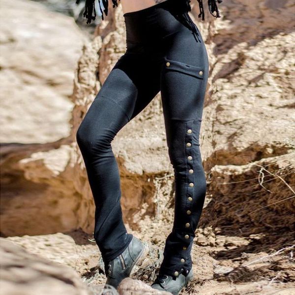 women fashion button casaul pants slim cool militia long trouser leggings casual solid color pants 2.20, Black;blue
women fashion button casaul pants slim cool militia long trouser leggings casual solid color pants 2.20, Black;blue
