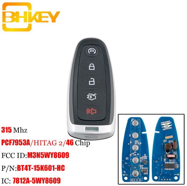 bhkey smart remote key keyless fob for m3n5wy8609 315mhz for edge escape explore expedition flex focus taurus car keys
bhkey smart remote key keyless fob for m3n5wy8609 315mhz for edge escape explore expedition flex focus taurus car keys