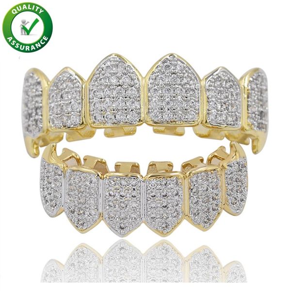 хип-хоп ювелирных изделий зубов grillz набор золото серебро цвет micro pave кубический циркон top bottom teethgrillz рот iced out грили набо, Black
хип-хоп ювелирных изделий зубов grillz набор золото серебро цвет micro pave кубический циркон top bottom teethgrillz рот iced out грили набо, Black
