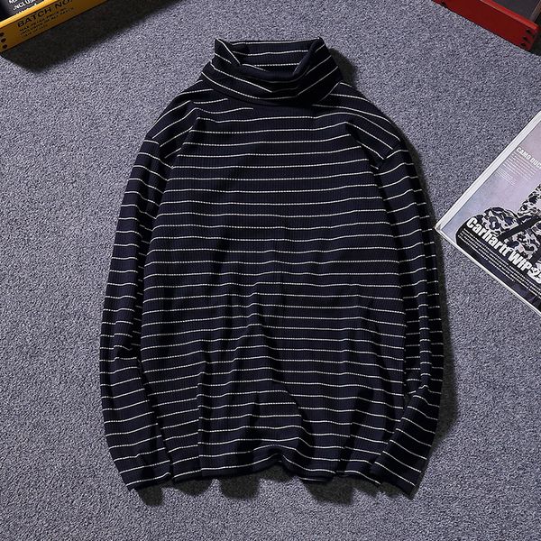 korean version young high-collar striped long-sleeved t-shirt for handsome men and leisure bottom shirt kg-116, White;black
korean version young high-collar striped long-sleeved t-shirt for handsome men and leisure bottom shirt kg-116, White;black