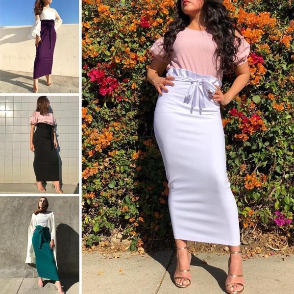 ethnic clothing 4 colors women ruffle high waist skirt muslim maxi bodycon pencil bottom skirts islam middle east arab ankle-length sheath, Red
ethnic clothing 4 colors women ruffle high waist skirt muslim maxi bodycon pencil bottom skirts islam middle east arab ankle-length sheath, Red
