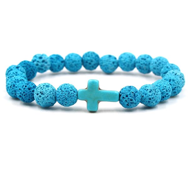 essential oil perfume diffuser bracelets stone cross charm bracelets 8mm colorful lava stone beads bracelet stretch yoga jewelry, Black
essential oil perfume diffuser bracelets stone cross charm bracelets 8mm colorful lava stone beads bracelet stretch yoga jewelry, Black