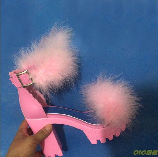 women sandals pumps summer ladies high heels feather fashion party shoes ankle strap candy color platform female plus size, Black
women sandals pumps summer ladies high heels feather fashion party shoes ankle strap candy color platform female plus size, Black