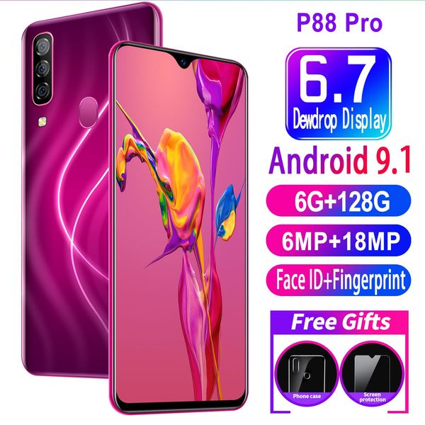 p88pro cross-border new smart phone spot 6.7-inch full water drop big screen smart phone domestic android oem customization
p88pro cross-border new smart phone spot 6.7-inch full water drop big screen smart phone domestic android oem customization