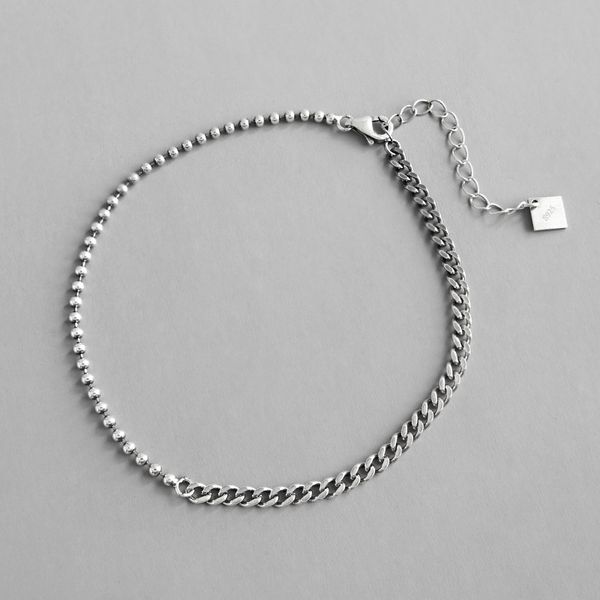 100% 925 sterling silver asymmetric chain female anklet bracelet on the leg , vintage beads anklets for women foot jewelry, Red;blue
100% 925 sterling silver asymmetric chain female anklet bracelet on the leg , vintage beads anklets for women foot jewelry, Red;blue