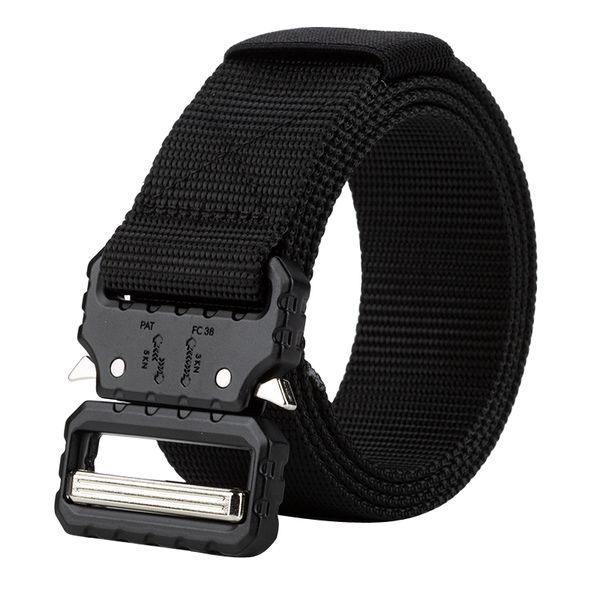 new 3.8 cm outdoor belt fashion quality nylon alloy insert buckle men belt casual weaving nylon men and women, Black;brown
new 3.8 cm outdoor belt fashion quality nylon alloy insert buckle men belt casual weaving nylon men and women, Black;brown