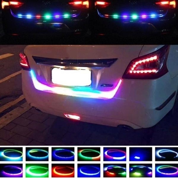 1.2m 12v car rear trunk tail light dynamic streamer reverse warning light brake turn signal lamp car led strip tail dynamic
1.2m 12v car rear trunk tail light dynamic streamer reverse warning light brake turn signal lamp car led strip tail dynamic