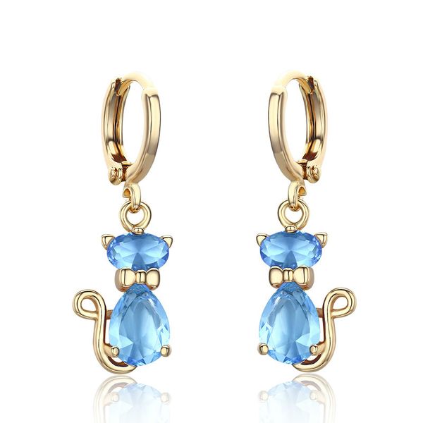 cute kitten cats gatos pave cz circle loop drop dangle earrings for women girls kids children gold color jewelry aros aretes, Silver
cute kitten cats gatos pave cz circle loop drop dangle earrings for women girls kids children gold color jewelry aros aretes, Silver