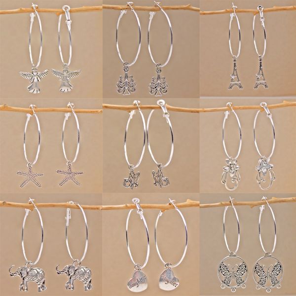 rlopay fashion round hoop plated earrings for women animal star earrings luxury jewelry for wedding anniversary gift acessories, Golden;silver
rlopay fashion round hoop plated earrings for women animal star earrings luxury jewelry for wedding anniversary gift acessories, Golden;silver